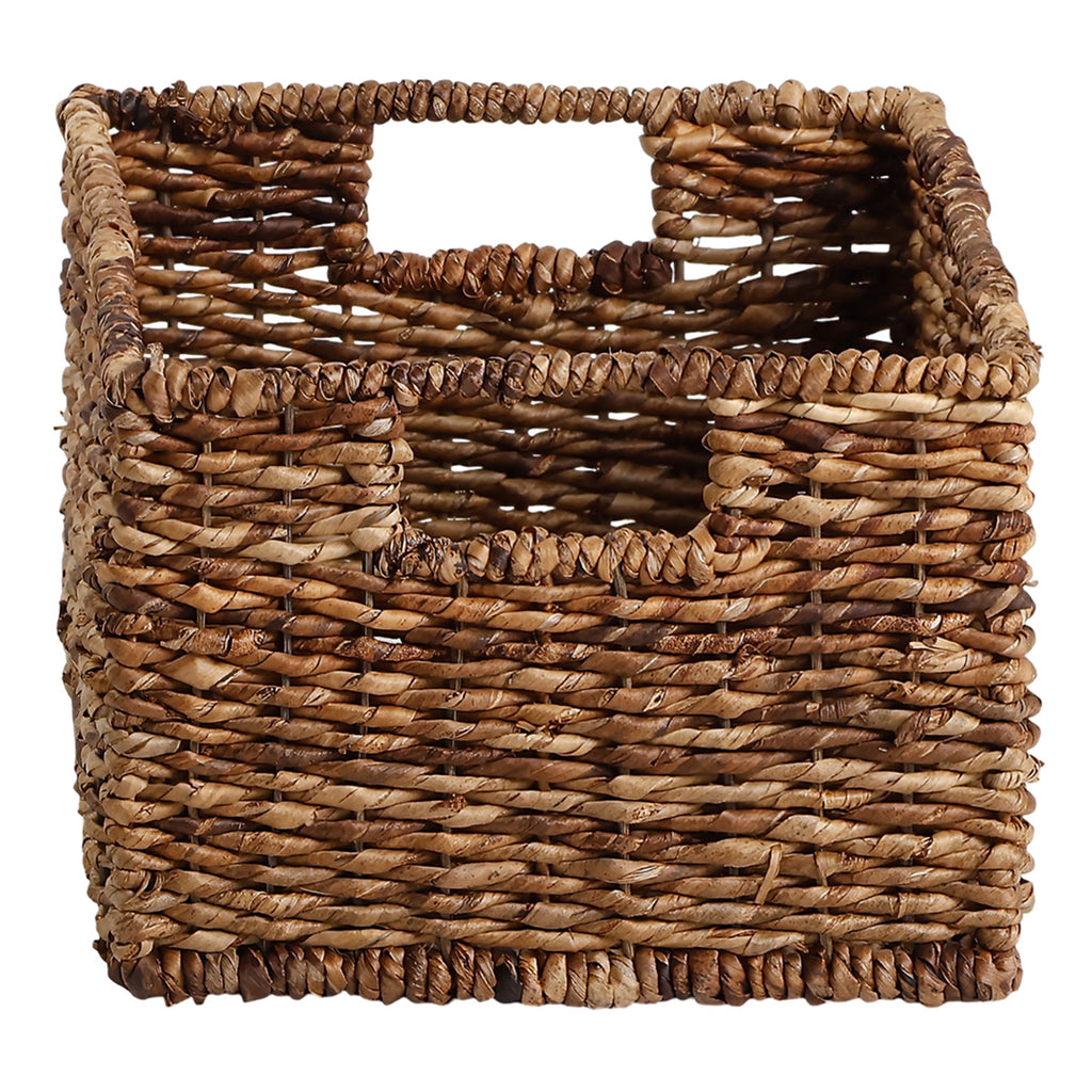 Abaca Rectangle Storage Basket - Natural, 15.0x10.0x8.0"