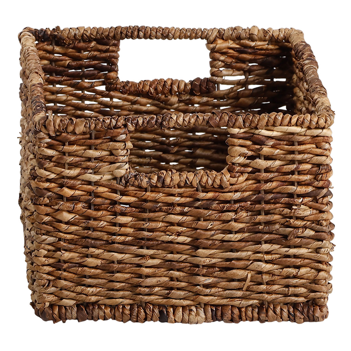 Abaca Rectangle Storage Basket - Natural, 15.0x10.0x8.0"