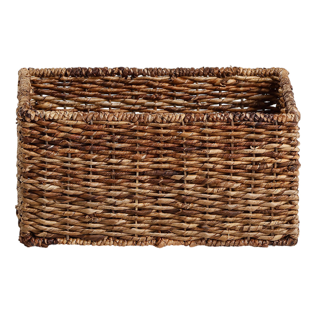 Abaca Rectangle Storage Basket - Natural, 15.0x10.0x8.0"