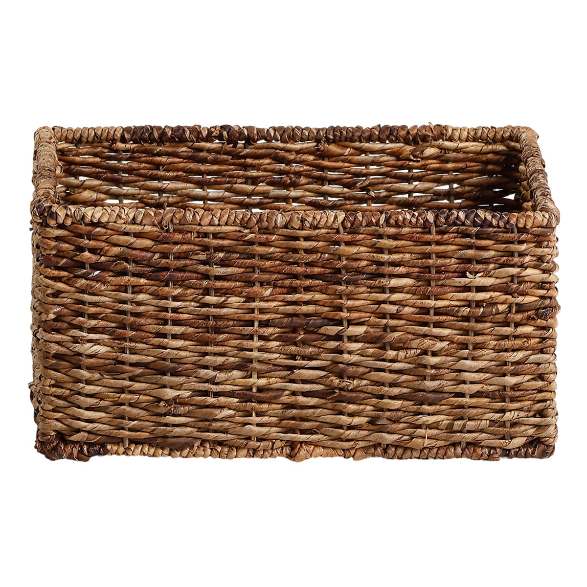 Abaca Rectangle Storage Basket - Natural, 15.0x10.0x8.0"