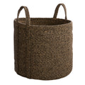 Jute Storage Basket - Multi, 17.0x17.0x15.5"