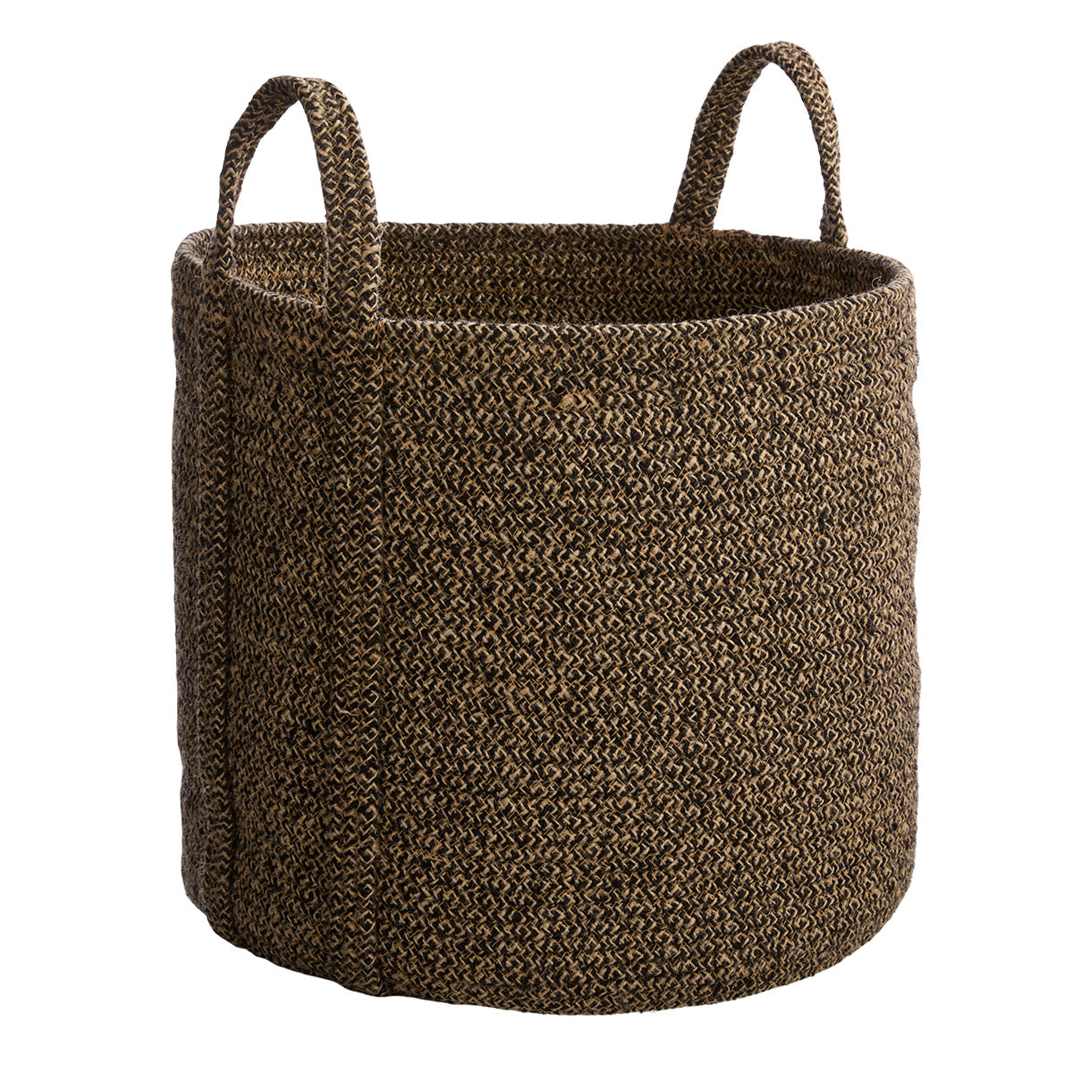 Jute Storage Basket - Multi, 17.0x17.0x15.5"