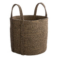 Jute Round Storage Basket - Multi, 14.0x14.0x13.5"
