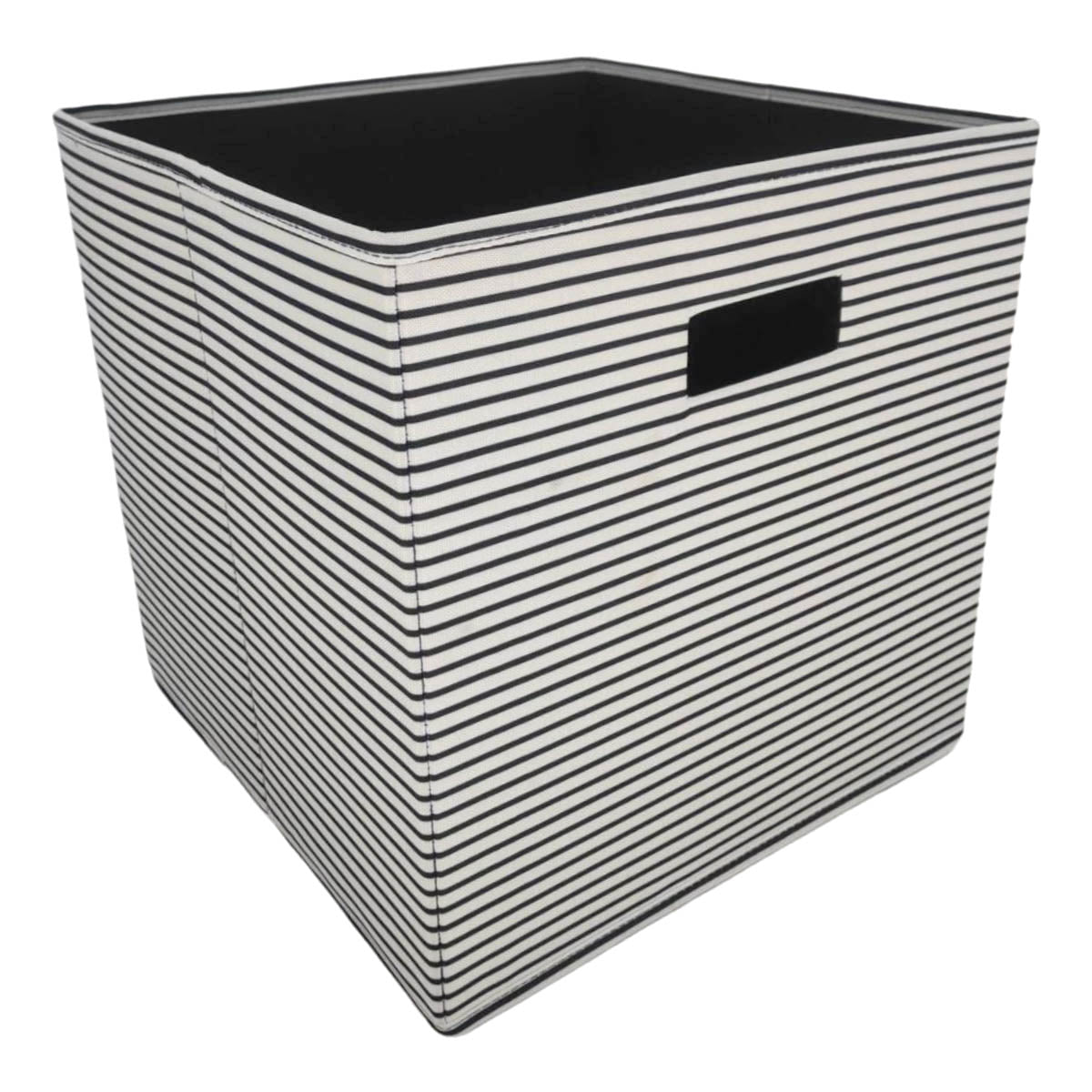 Fabric Storage Basket - Black, 13.0x13.0x13.0"