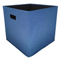 Fabric Storage Basket - Blue, 13.0x13.0x13.0"