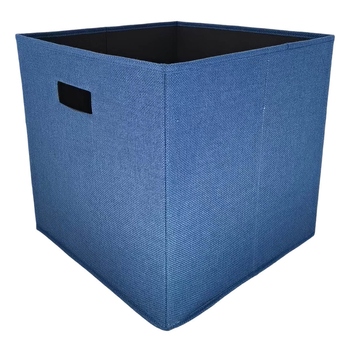 Fabric Storage Basket - Blue, 13.0x13.0x13.0"