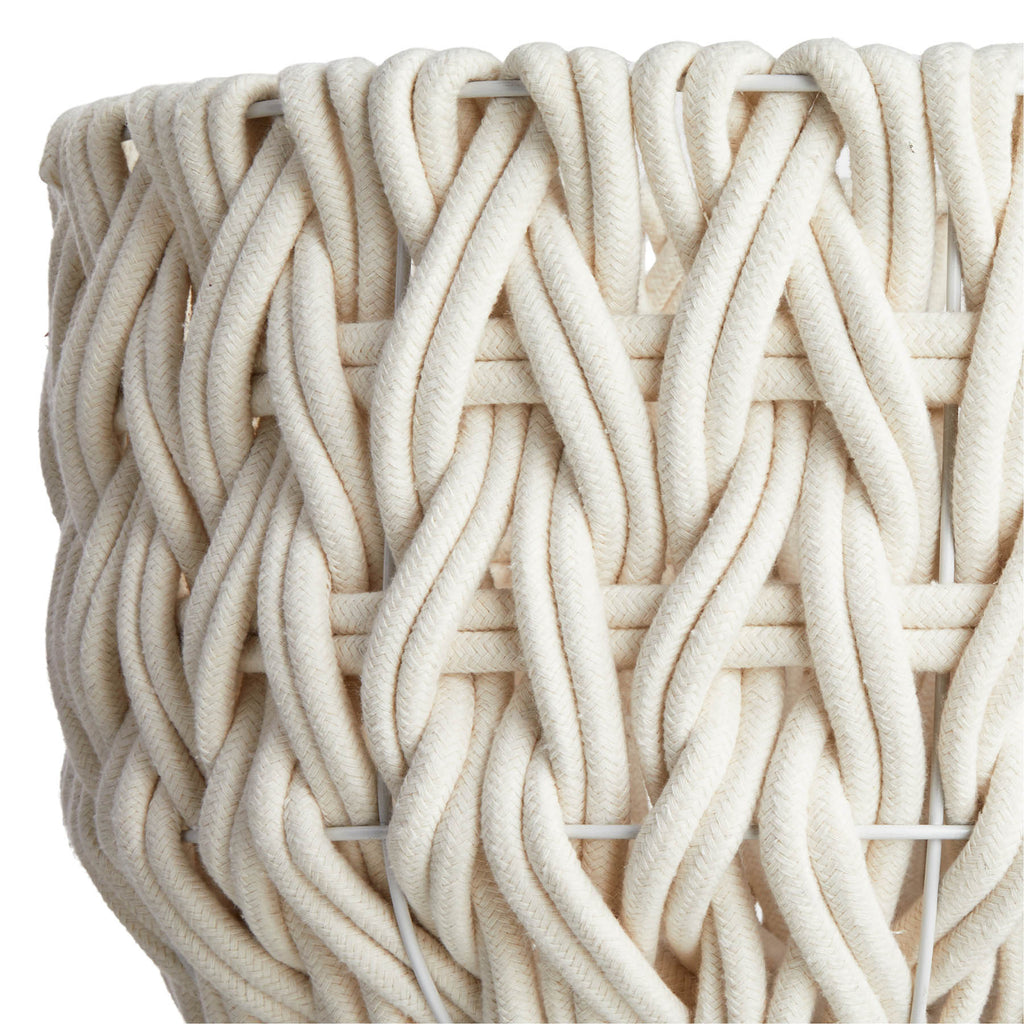 Cotton Round Storage Basket - White, 16.0x16.0x10.0"