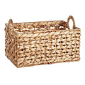 Water Hyacinth Rectangle Storage Basket - Natural, 14.5x10.2x9.2"