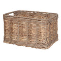 Water Hyacinth Rectangle Storage Basket - Natural, 18.8x13.5x11.0"