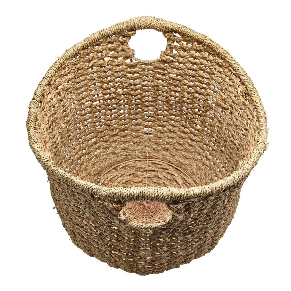 Seagrass Round Storage Basket - Natural, 19.7x19.7x16.9"