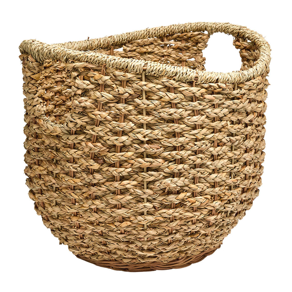 Seagrass Round Storage Basket - Natural, 14.0x14.0x13.6"