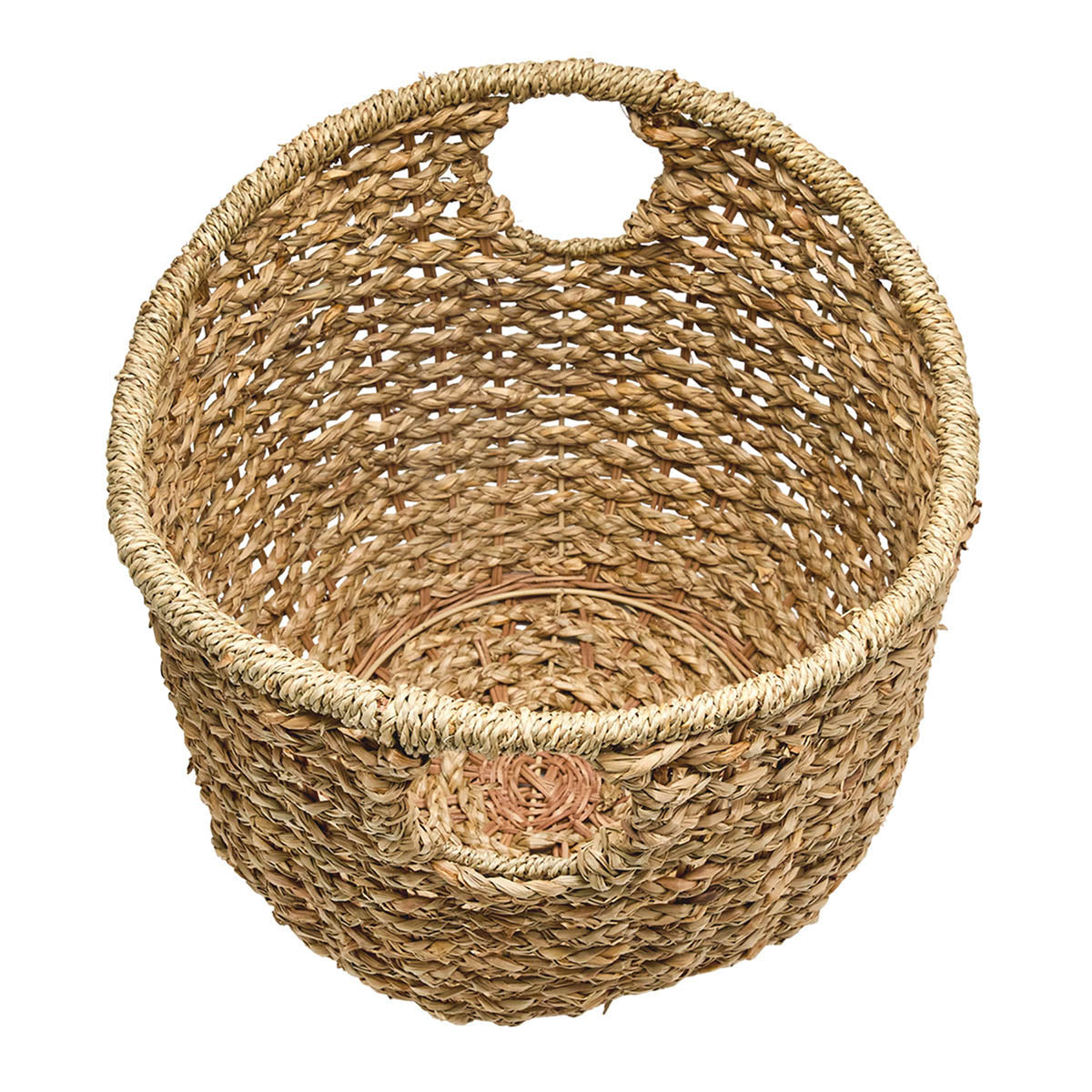 Seagrass Round Storage Basket - Natural, 14.0x14.0x13.6"