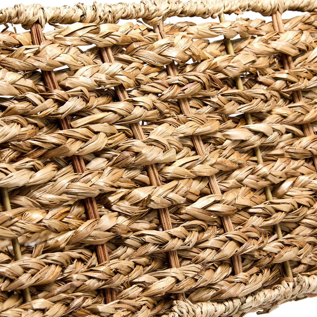 Seagrass Rectangle Storage Basket - Natural, 21.1x14.8x7.3"