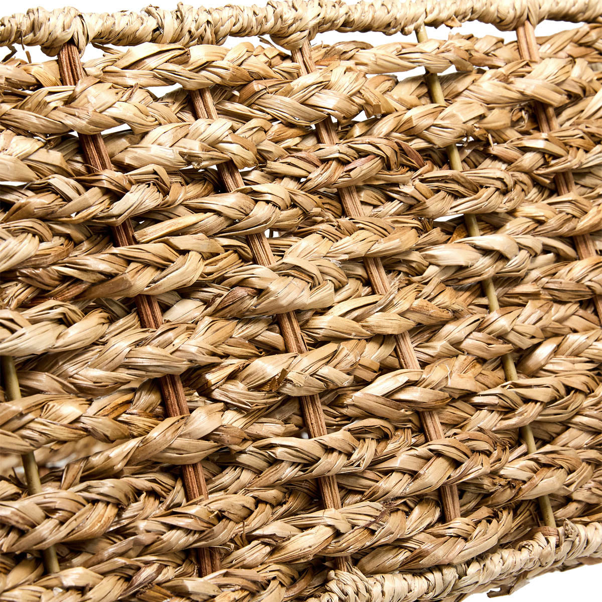 Seagrass Rectangle Storage Basket - Natural, 21.1x14.8x7.3"