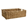 Seagrass Rectangle Storage Basket - Natural, 18.3x13.4x5.9"