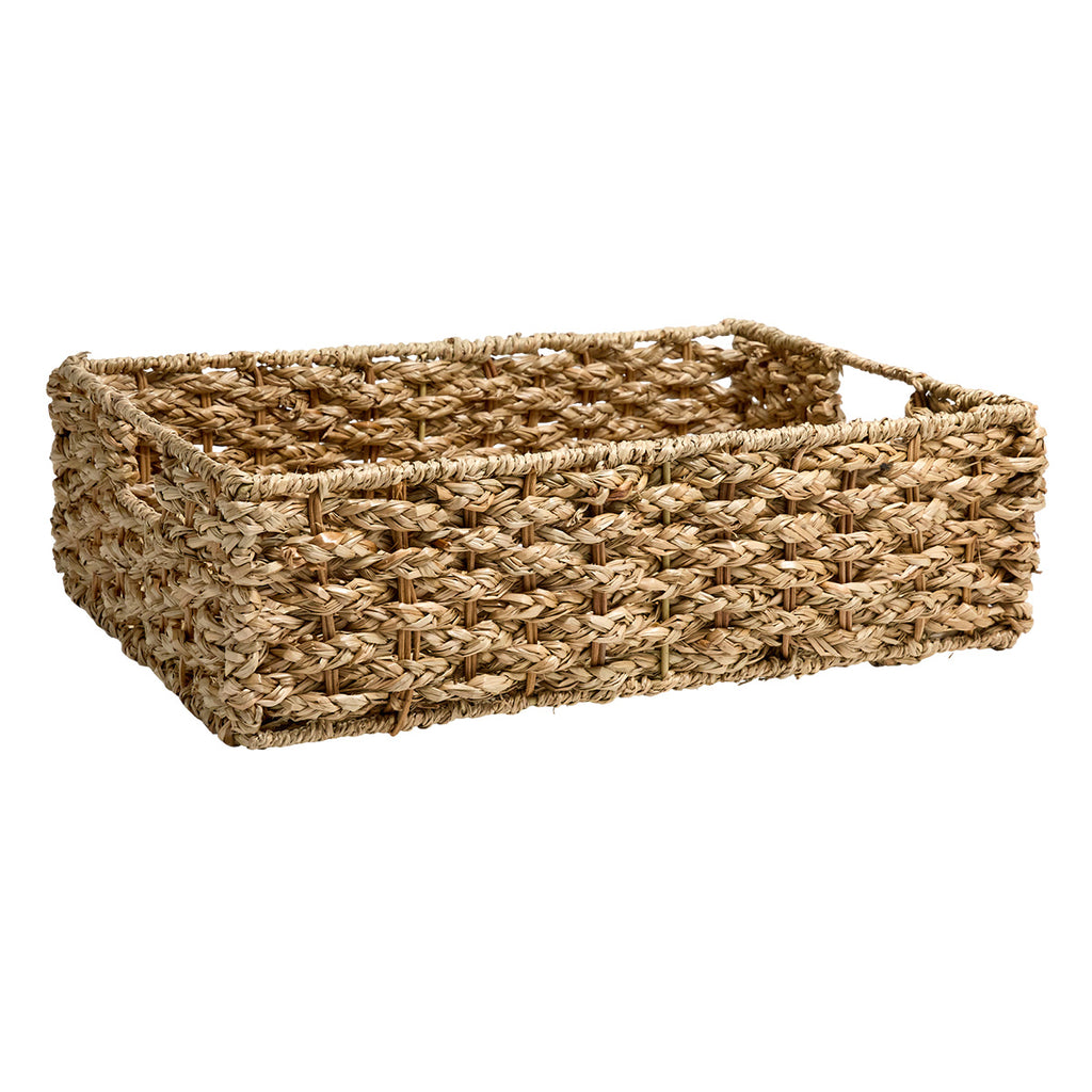 Seagrass Rectangle Storage Basket - Natural, 16.3x11.4x4.7"