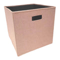 Fabric Storage Basket - Pink, 13.0x13.0x13.0"