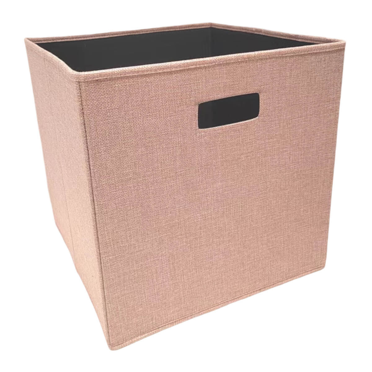 Fabric Storage Basket - Pink, 13.0x13.0x13.0"