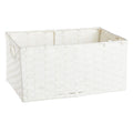 Paper Rectangle Storage Basket - White, 14.5x10.0x7.0"