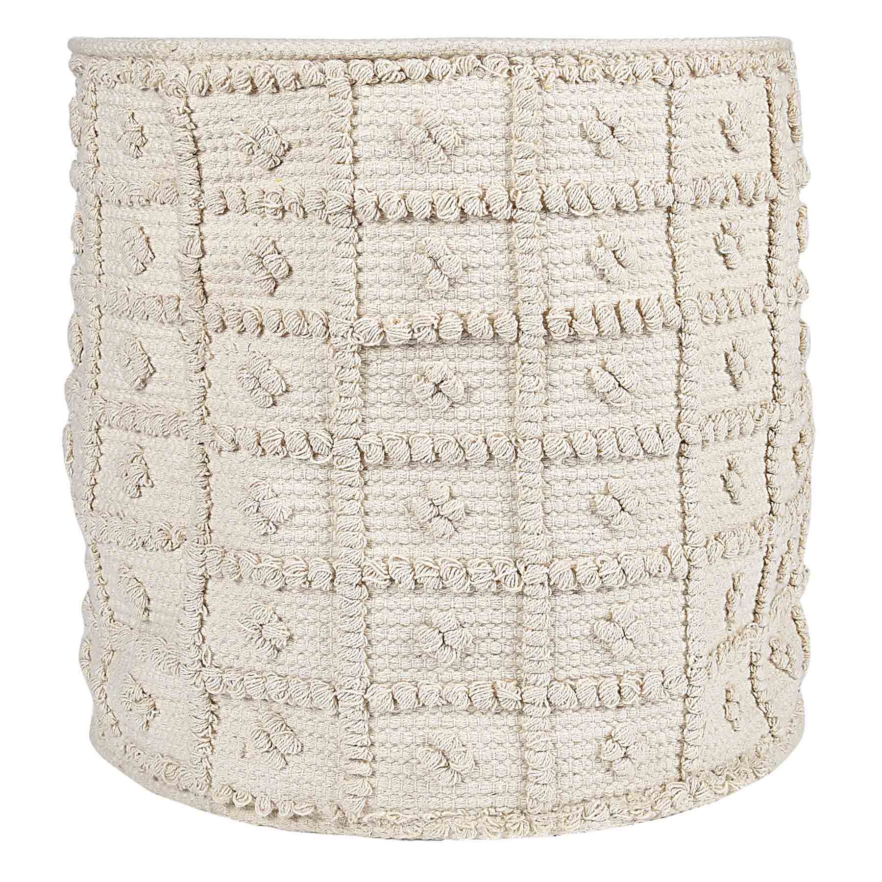 Fabric Round Storage Basket - Multi, 18.0x18.0x18.0"