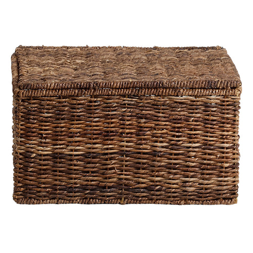 Abaca Rectangle Storage Basket - Natural, 17.0x12.5x9.5"