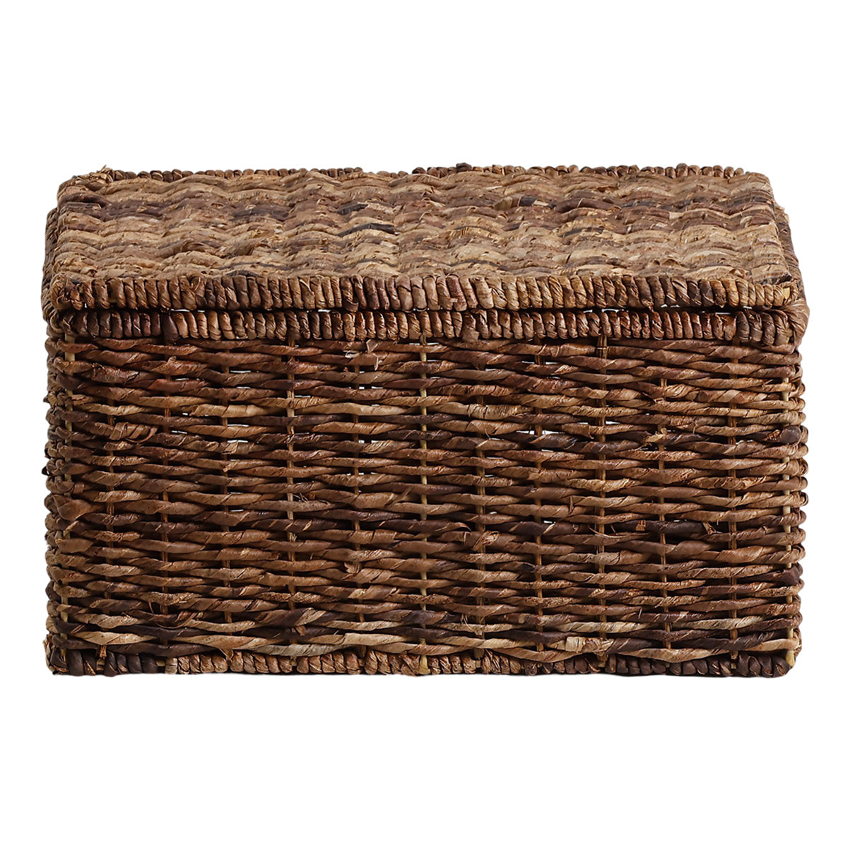 Abaca Rectangle Storage Basket - Natural, 14.0x10.0x7.5"
